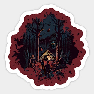 She Came from the Woods Sticker